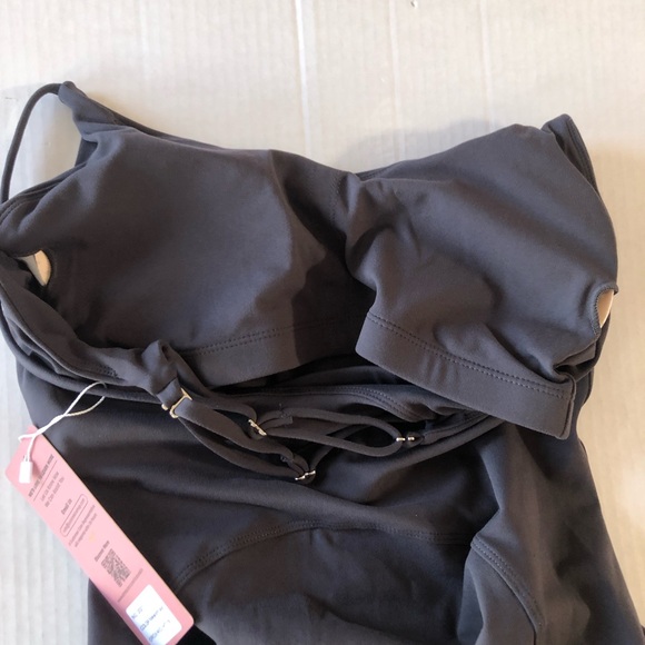 Colorskin 2 Piece Built-in Bra Athletic Pickleball Tennis Dress & Biker Shorts - Picture 9 of 14